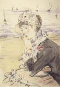 Edouard Manet Jeune fille devant la mer (mk40) oil painting picture wholesale